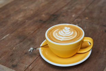 Cup Of Coffee With Latte art