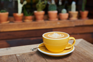 Cup Of Coffee With Latte art