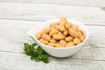 Baked white bean