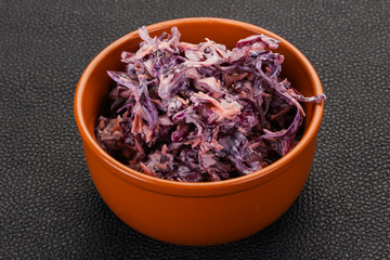 Cole slaw salad with cabbage