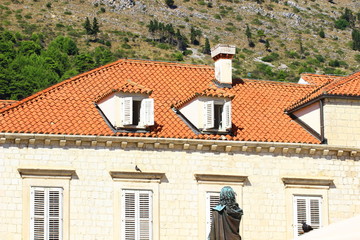 Dubrovnik in Croatia, architecture details
