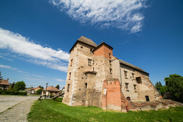 Obraz premium View to medieval castle of Simontornya, Hungary