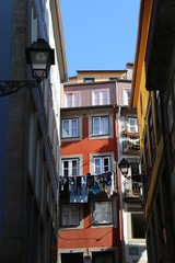 Fototapeta na wymiar old street in portu