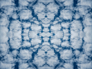 Creative idea for background. sky and white cirrus clouds