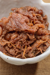 牛肉のしぐれ煮