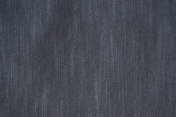 Fototapeta na wymiar Texture black pressed cotton and polyester close-up