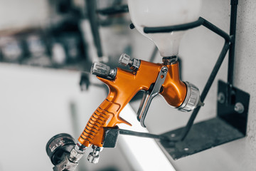 Image of a airbrush for car painting.