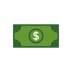 Money Icon in trendy flat style isolated on white background