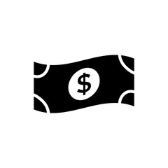 Money Icon in trendy flat style isolated on white background