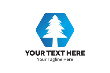 unique tree simple logo creative design in flat style with color . tree nature logo creative design for identity and community