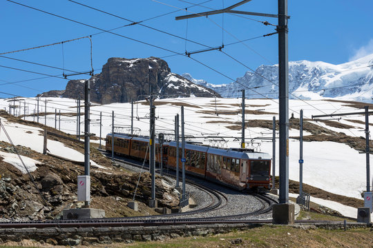 Bahn Auf Den Gornergrat