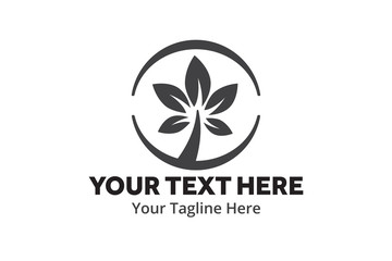 unique tree simple logo creative design in flat style with color . tree nature logo creative design for identity and community