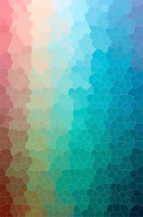 Illustration of abstract Blue, Green, Yellow And Red Small Hexagon Vertical background.