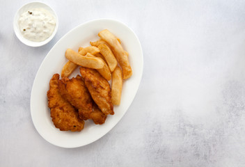 Plate of Fish and Chips