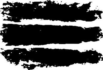 Black grunge spots on white background.