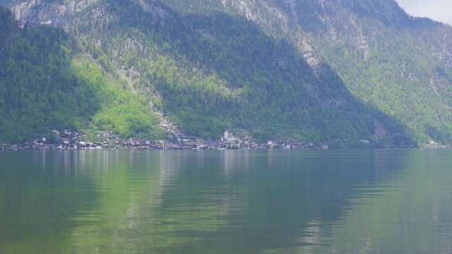 Beautiful little town of Halstatt - latest attraction for tourists.