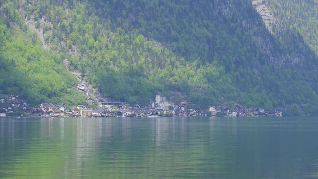 Beautiful little town of Halstatt - latest attraction for tourists.