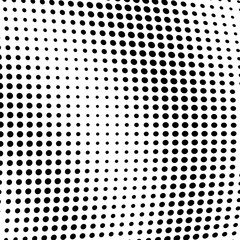 Abstract monochrome halftone texture.