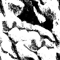 Black and white grunge texture. Monochrome gloomy background. The dirty spot is abstract. Spilled ink. Chaotic futuristic surface.