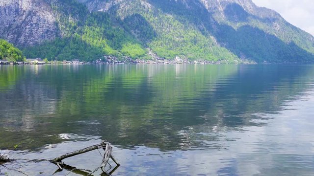 Beautiful little town of Halstatt - latest attraction for tourists.