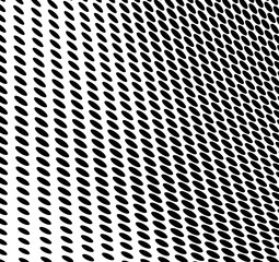 Abstract halftone black and white. Monochrome vector texture