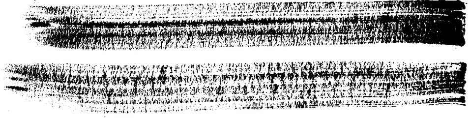 Vector grunge style brush. The paint stroke on white background. Abstract line. The ink spot.