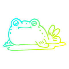 cold gradient line drawing cartoon fish