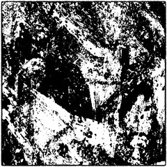 Monochrome grunge background. Vector black and white texture.