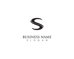 Business corporate letter S logo design vector