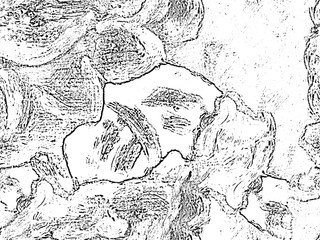 Grunge black and white abstract texture.