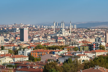 Ankara cityscape in Turkey