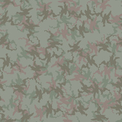 Fototapeta premium Forest camouflage of various shades of green and brown colors