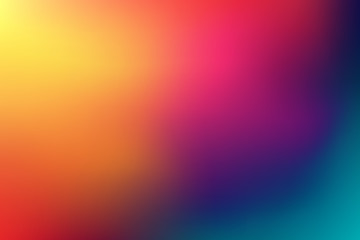 horizontal wide multicolored blurred background. Sunset and sunrise sea blurred background