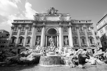Obraz na płótnie Canvas Rome - Trevi fountain