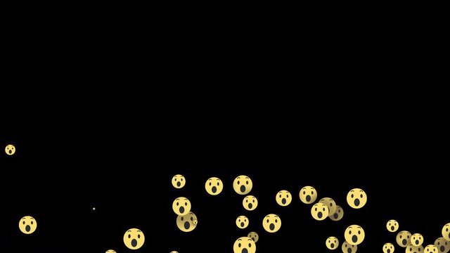 facebook reaction background with alpha channel