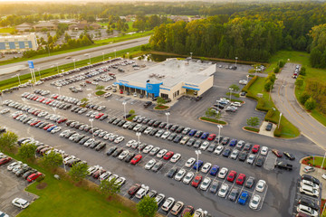 Aerial photo Lumberton Honda USA