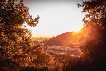 Heidelberg Sonnenuntergang / Philosophenweg