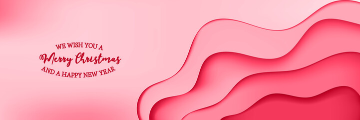 roter flüssiger Weihnachtsgruß