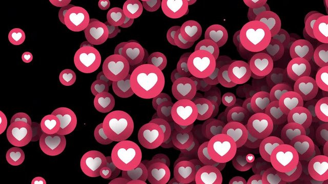 facebook reaction background with alpha channel