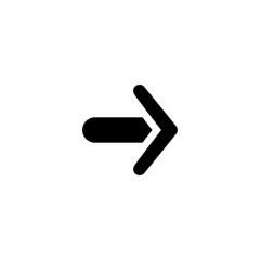 Arrow. Arrow black icon. Arrow vector icon. Cursor icon. Cursor in flat design. Cursor