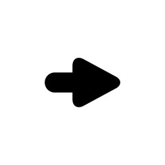 Arrow. Arrow black icon. Arrow vector icon. Cursor icon. Cursor in flat design. Cursor