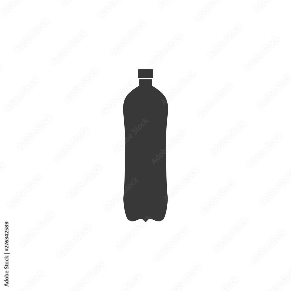 Aufkleber bottle icon symbol template black color editable. simple logo vector illustration for graphic and we