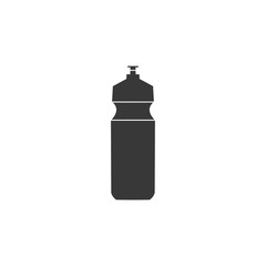 bottle icon symbol template black color editable. simple logo vector illustration for graphic and web design.
