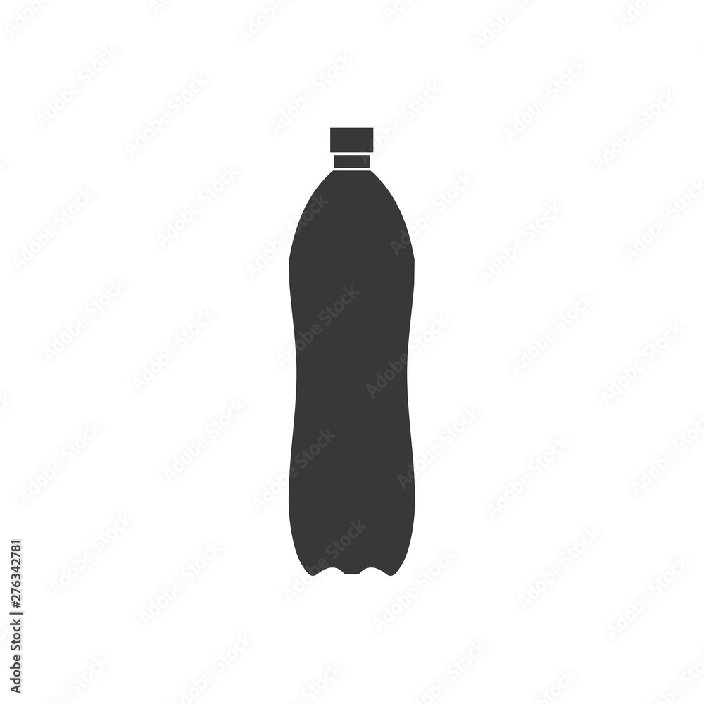 Poster bottle icon symbol template black color editable. simple logo vector illustration for graphic and we