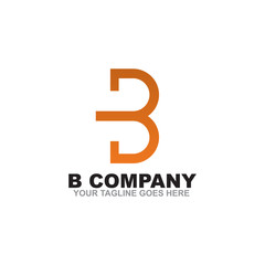 B letter logo design vector template