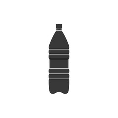 bottle icon symbol template black color editable. simple logo vector illustration for graphic and web design.