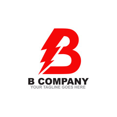 B letter logo design vector template