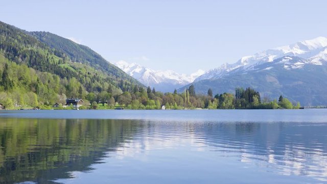 Amazing lake Zell am See in Austria. Must see for everyone that visits europe and especially Austria. Beautiful serene scenes at the lake