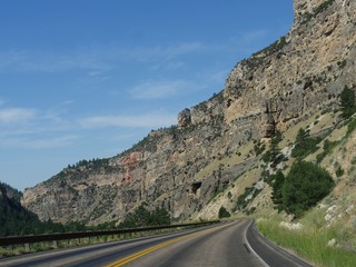 Incredible rock and geologic formations make driving through the Bighorn Mountains in Wyoming a must-not-miss experience. 