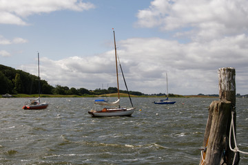 Boote auf der Schlei